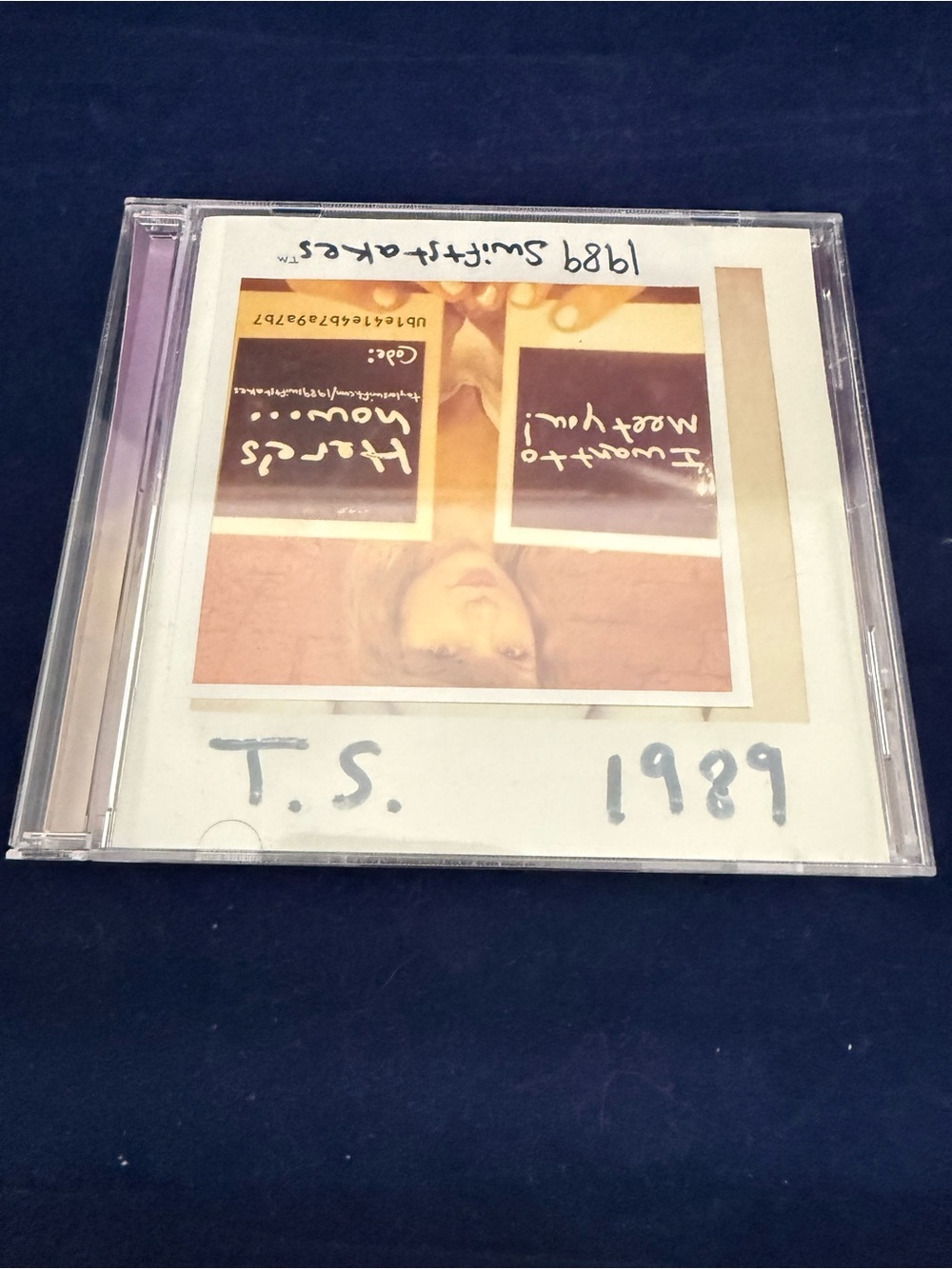 Taylor Swift 1989 CD with White Cover